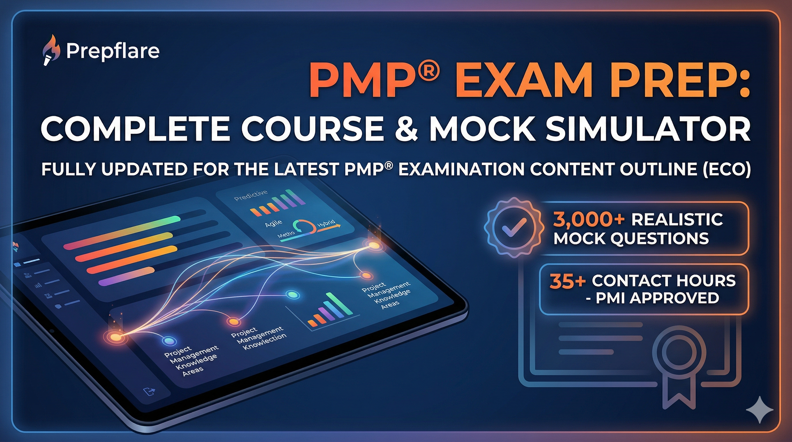 PMP Exam Prep: Complete Course & Mock Simulator PMP001